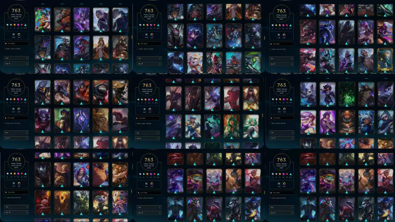 Ảnh LOL 763 SKIN AHRI HUYỀN THOẠI BẤT TỬ GÓI 60k RP FULL ĐA SẮC TRÁC VIỆT  BIỂU CẢM ĐẠI CAO THỦ  TFT  SÂN HUYẾT NGUYỆT  THÔNG TIN HỖ TRỢ ĐẦY ĐỦ!